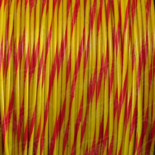 M22759/16-22-42 Yellow/Red Wire Tefzel 22 AWG