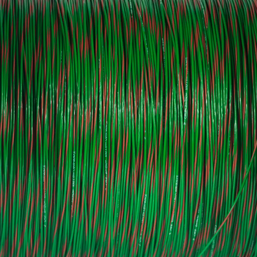M22759/16-22-52 Green/Red Wire Tefzel 22 AWG