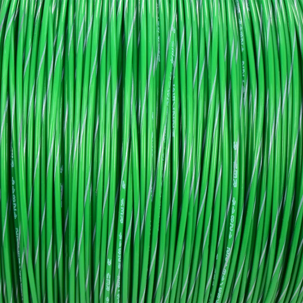 M22759/16-22-58 Green/Gray Wire Tefzel 22 AWG