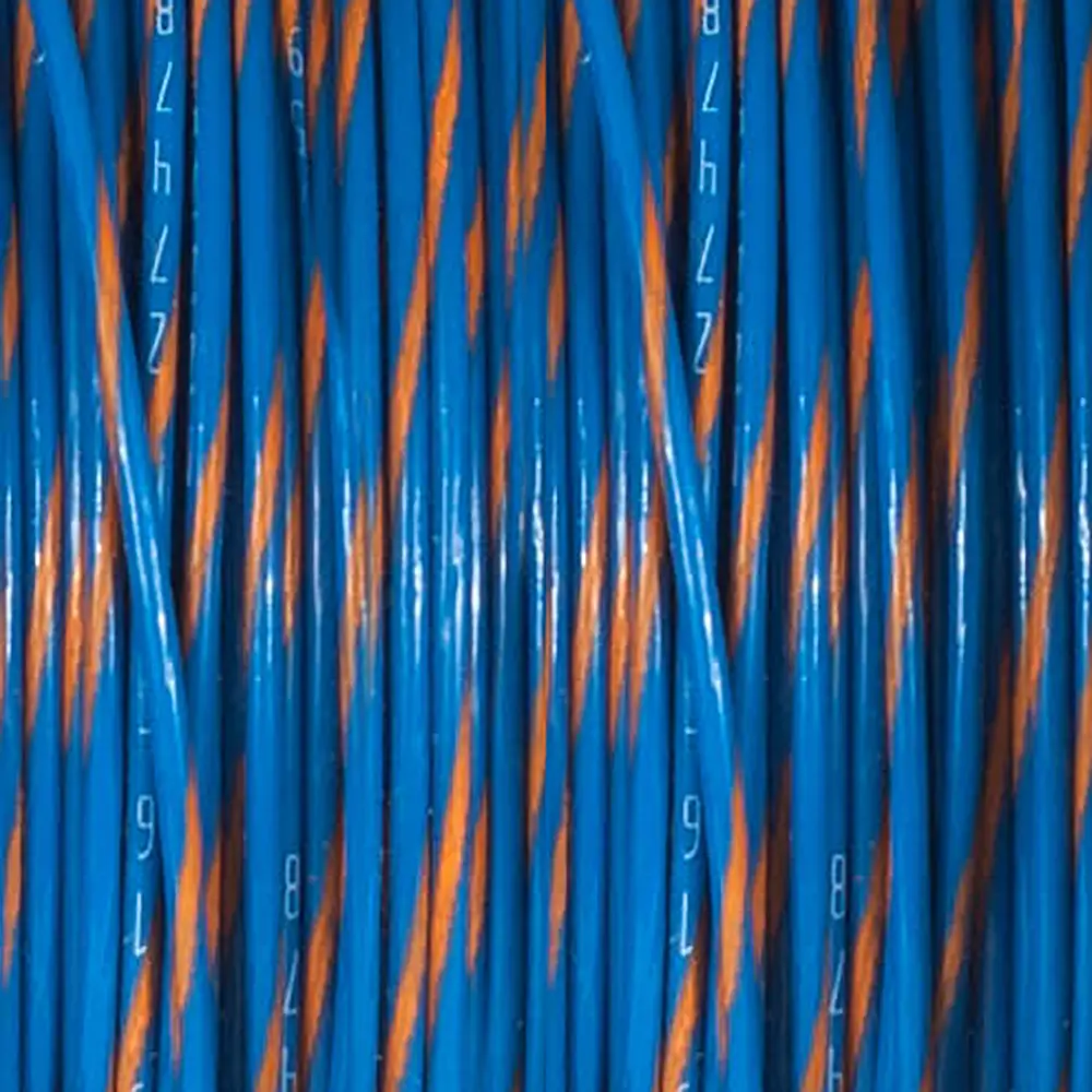 M22759/16-22-63 Blue/Orange Wire Tefzel 22 AWG