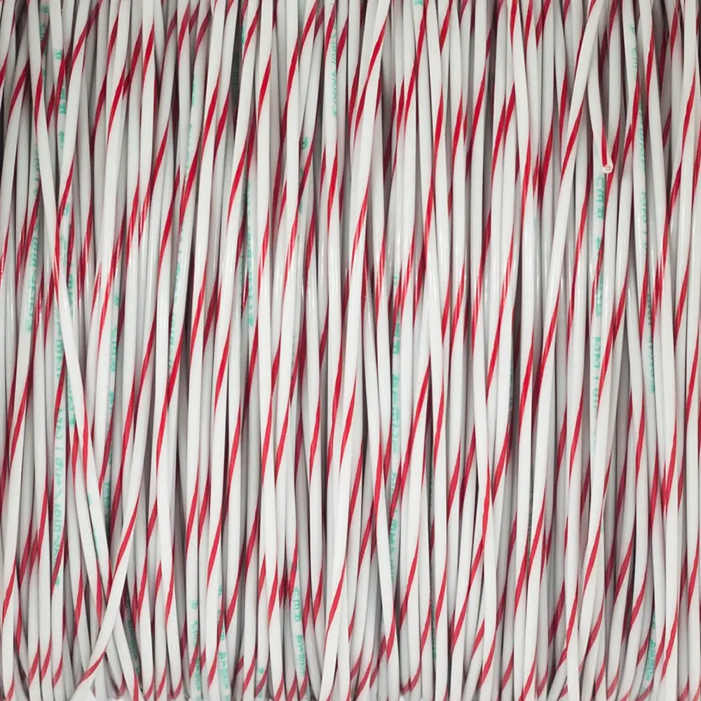 M22759/16-22-92 White/Red Wire Tefzel 22 AWG