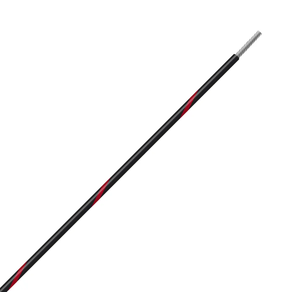 Black/Red Wire Tefzel 24 AWG - M22759/16-24-02