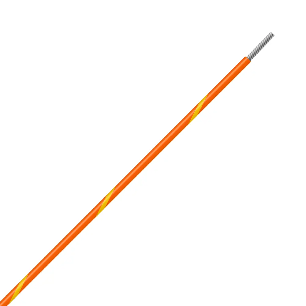 Orange/Yellow Wire Tefzel 24 AWG - M22759/16-24-34