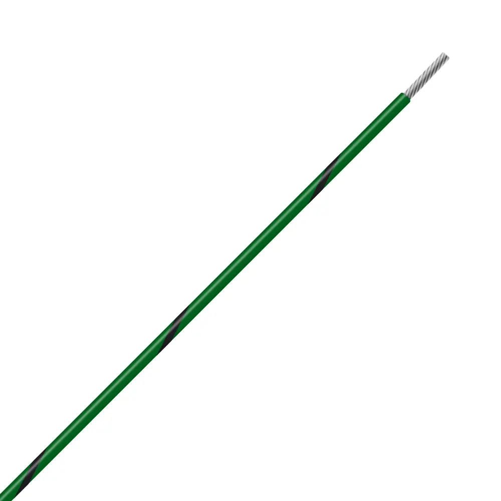 Green/Black Wire Tefzel 24 AWG - M22759/16-24-50