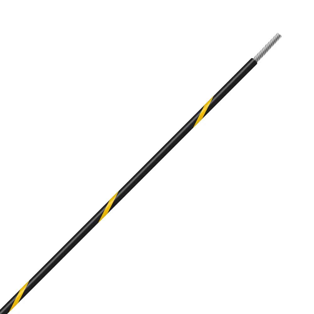 Black/Yellow Wire Tefzel 8 AWG - M22759/16-8-04