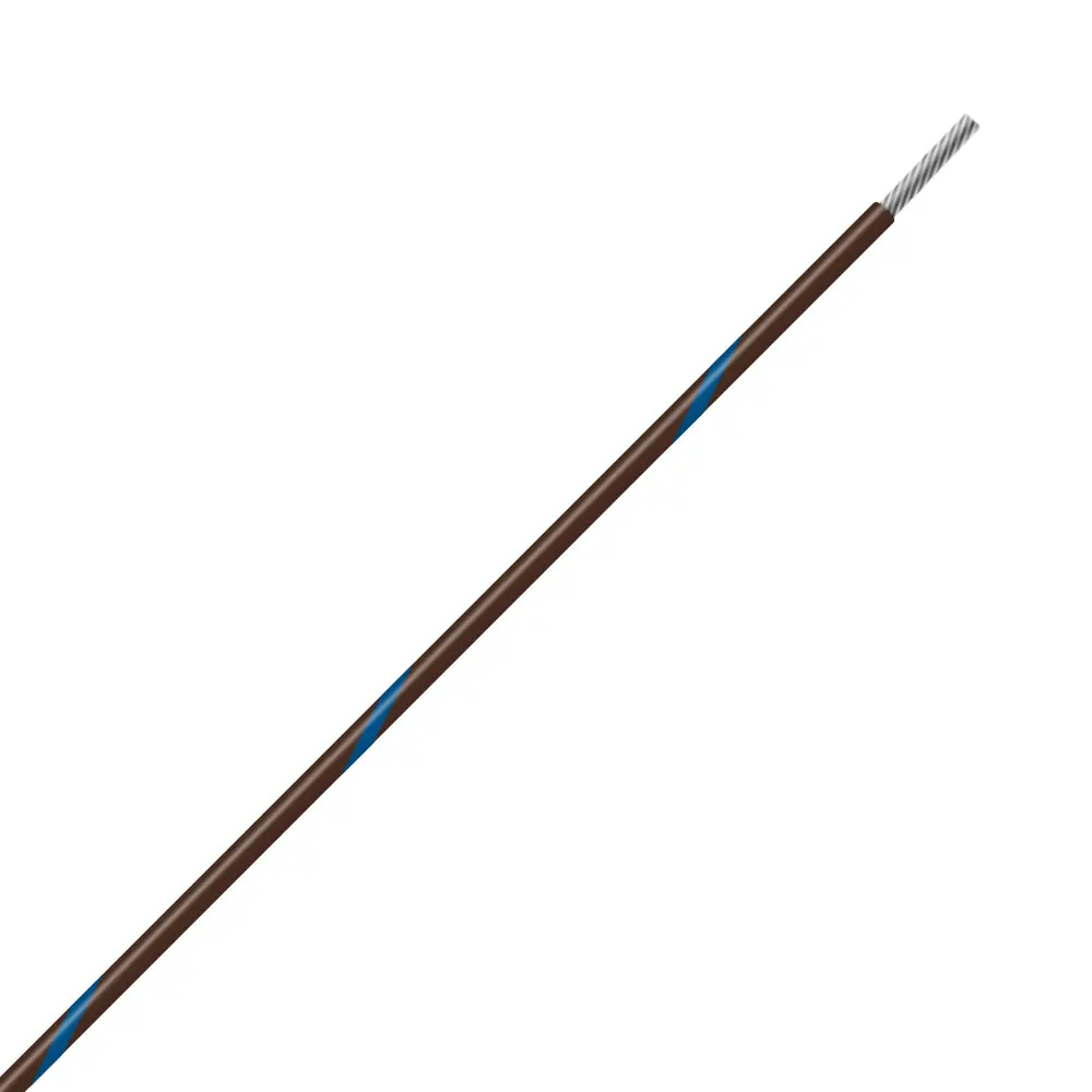 Brown/Blue Wire Tefzel 8 AWG - M22759/16-8-16