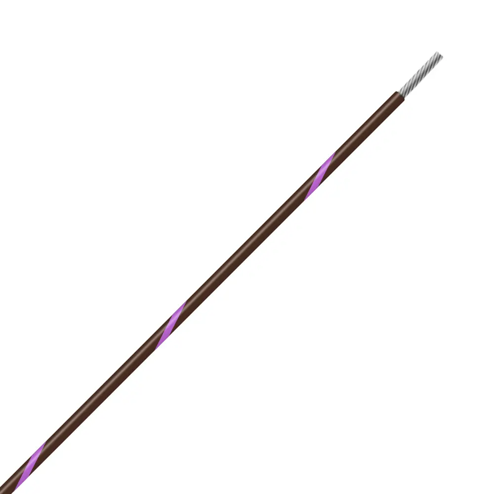 Brown/Violet Wire Tefzel 8 AWG - M22759/16-8-17