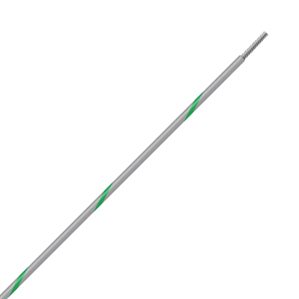 Gray/Green Wire Tefzel 12 AWG - M22759/32-12-85