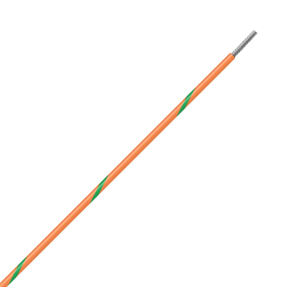 Orange/Green Wire Tefzel 14 AWG - M22759/32-14-35