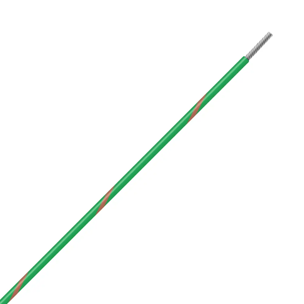 Green/Brown Wire Tefzel 14 AWG - M22759/32-14-51