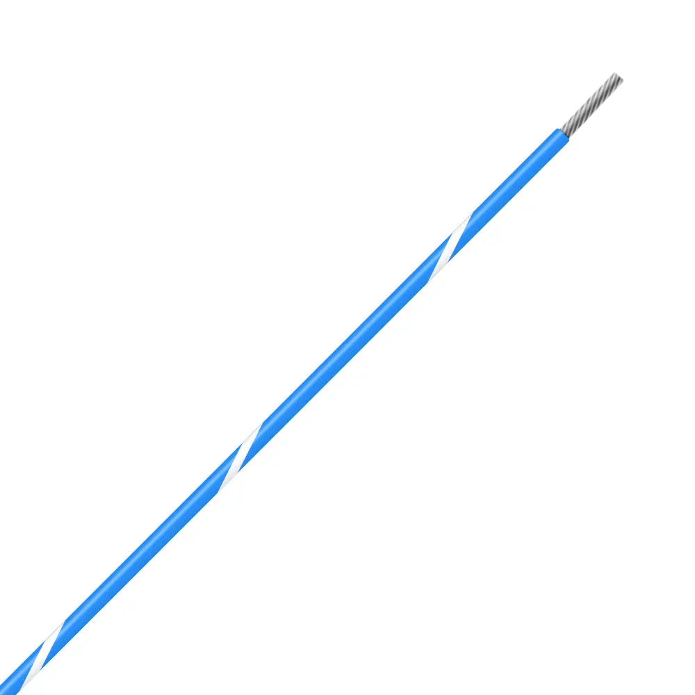 Blue/White Wire Tefzel 14 AWG - M22759/32-14-69