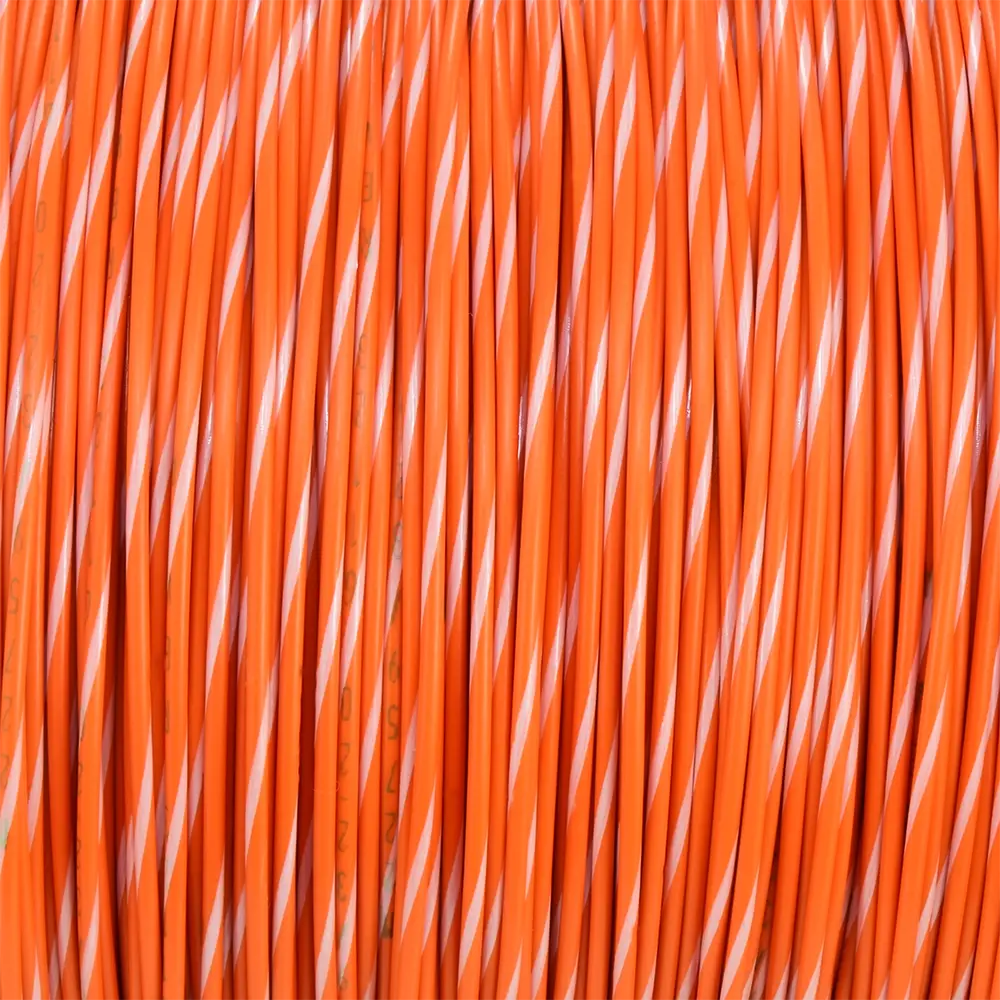 Orange/White Wire Tefzel 18 AWG - M22759/32-18-39