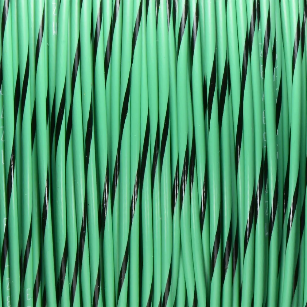Green/Black Wire Tefzel 18 AWG - M22759/32-18-50
