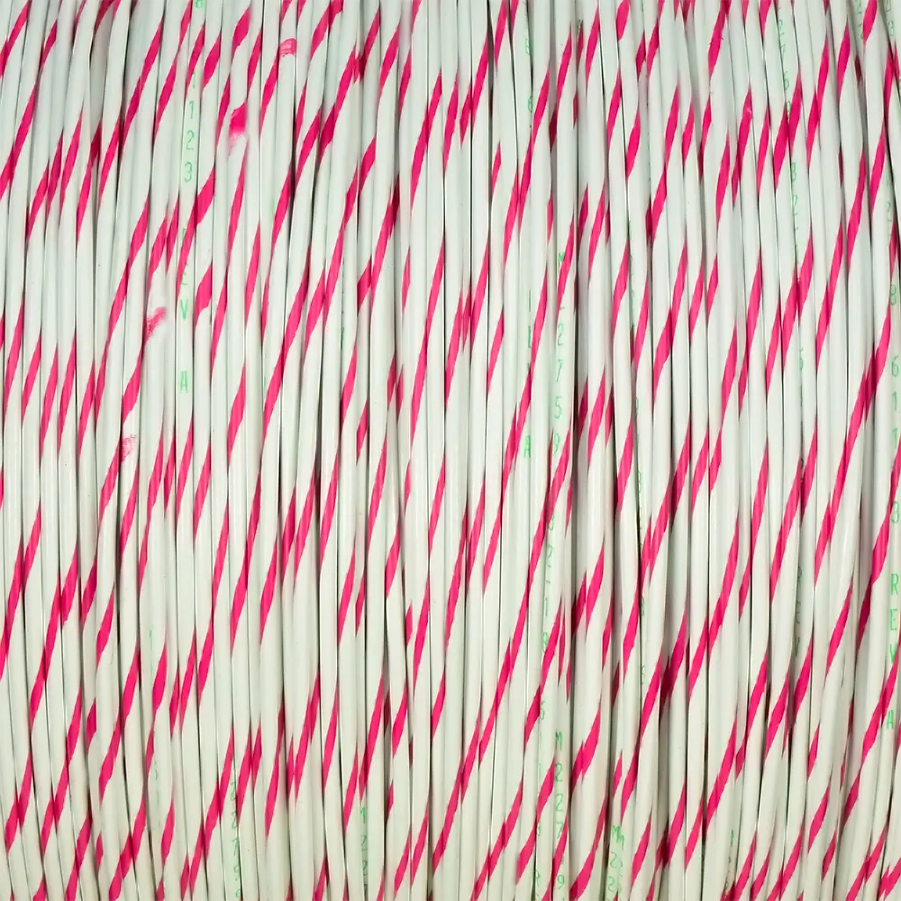White/Pink Wire Tefzel 18 AWG - M22759/32-18-9PK