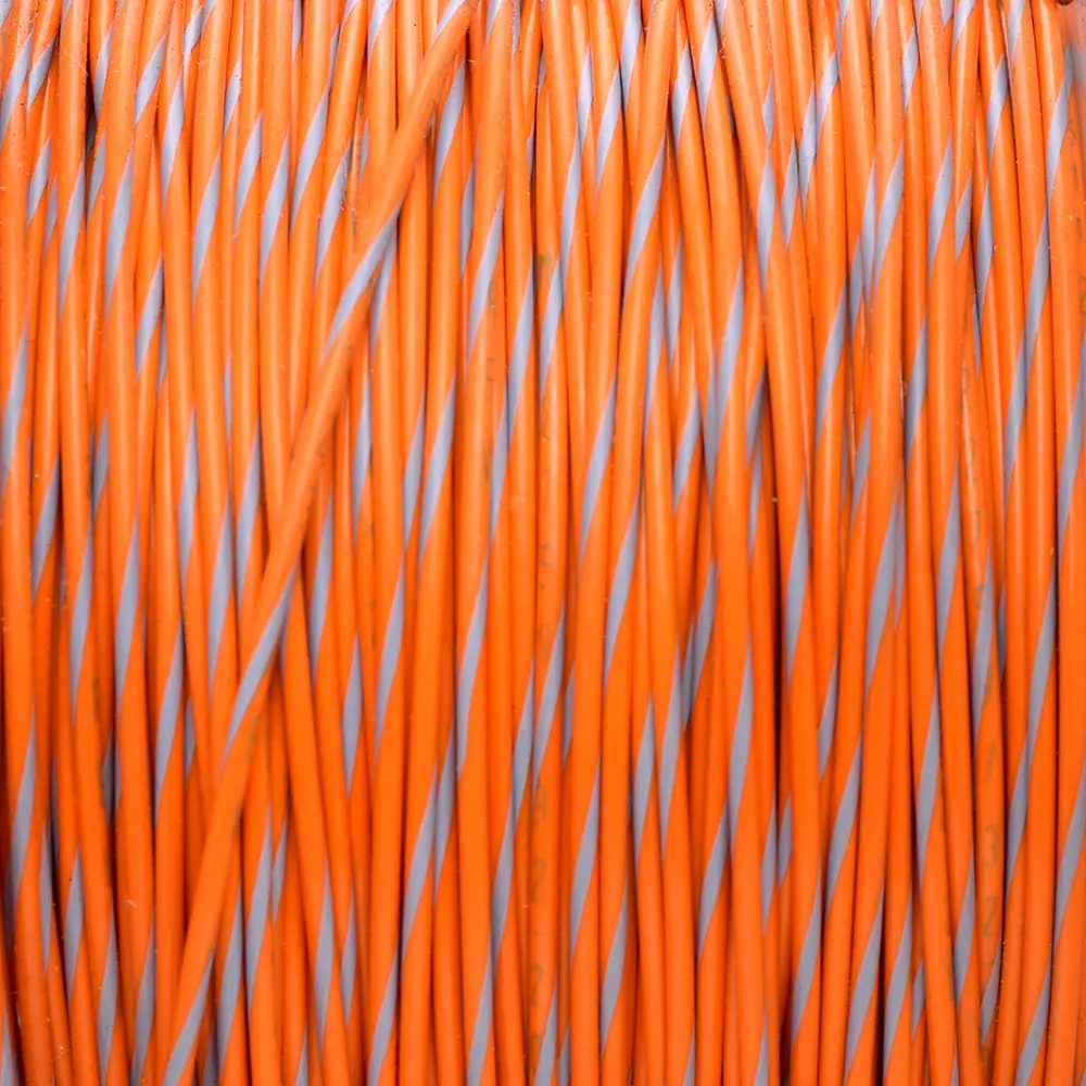 Orange/Gray Wire Tefzel 20 AWG - M22759/32-20-38