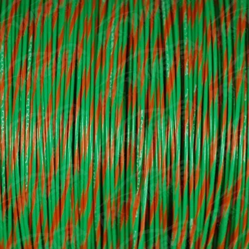 Green/Orange Wire Tefzel 20 AWG - M22759/32-20-53