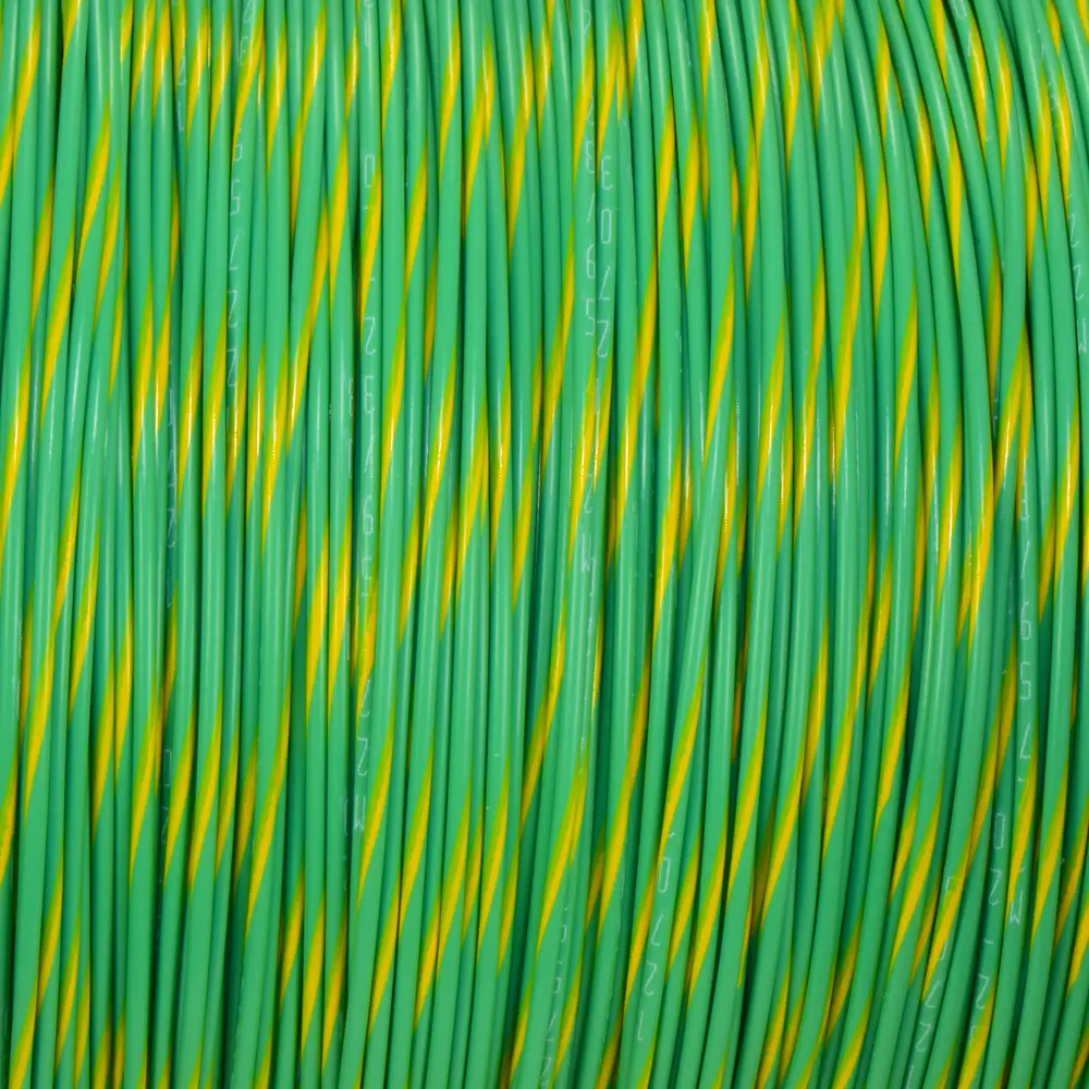 Green/Yellow Wire Tefzel 20 AWG - M22759/32-20-54