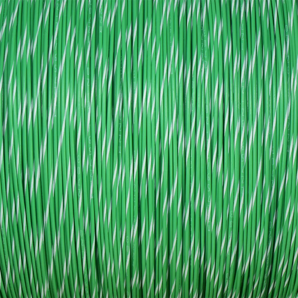 Green/White Wire Tefzel 20 AWG - M22759/32-20-59