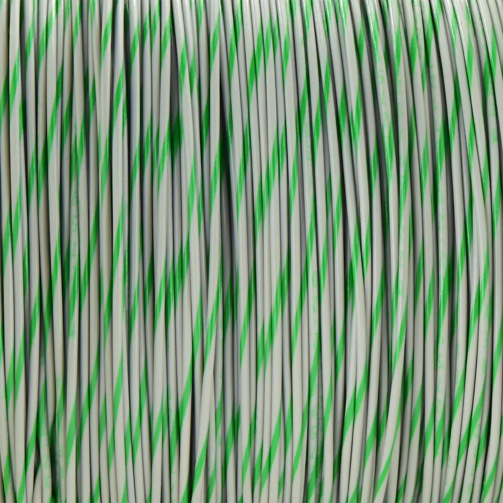 Gray/Green Wire Tefzel 20 AWG - M22759/32-20-85