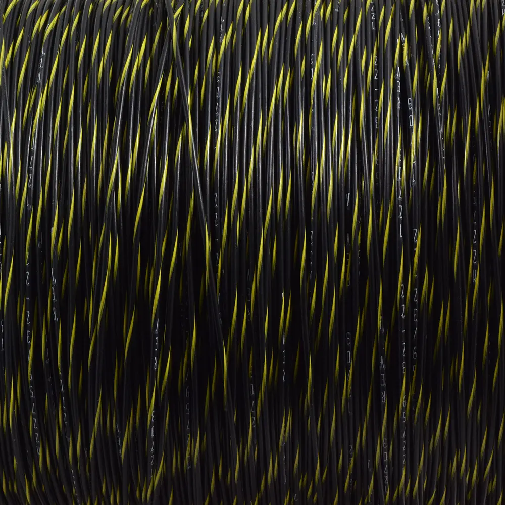 Black/Yellow Wire Tefzel 22 AWG - M22759/32-22-04