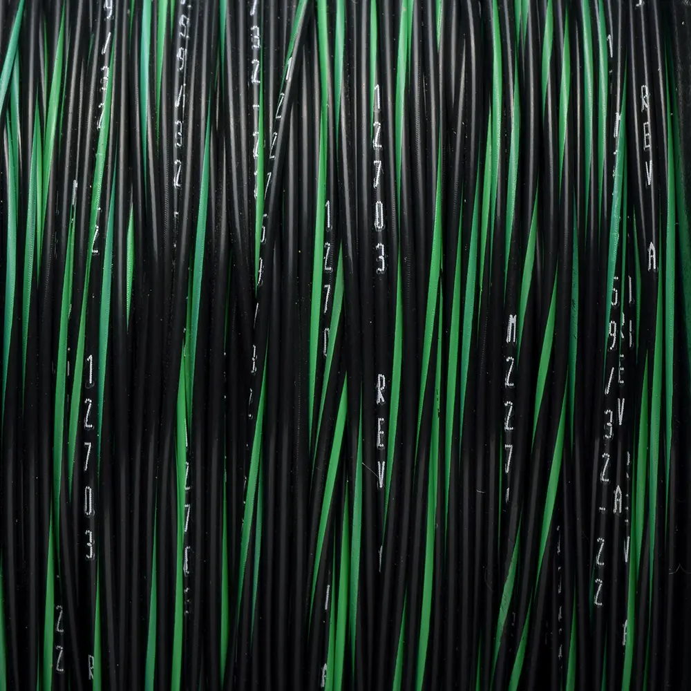 Black/Green Wire Tefzel 22 AWG - M22759/32-22-05