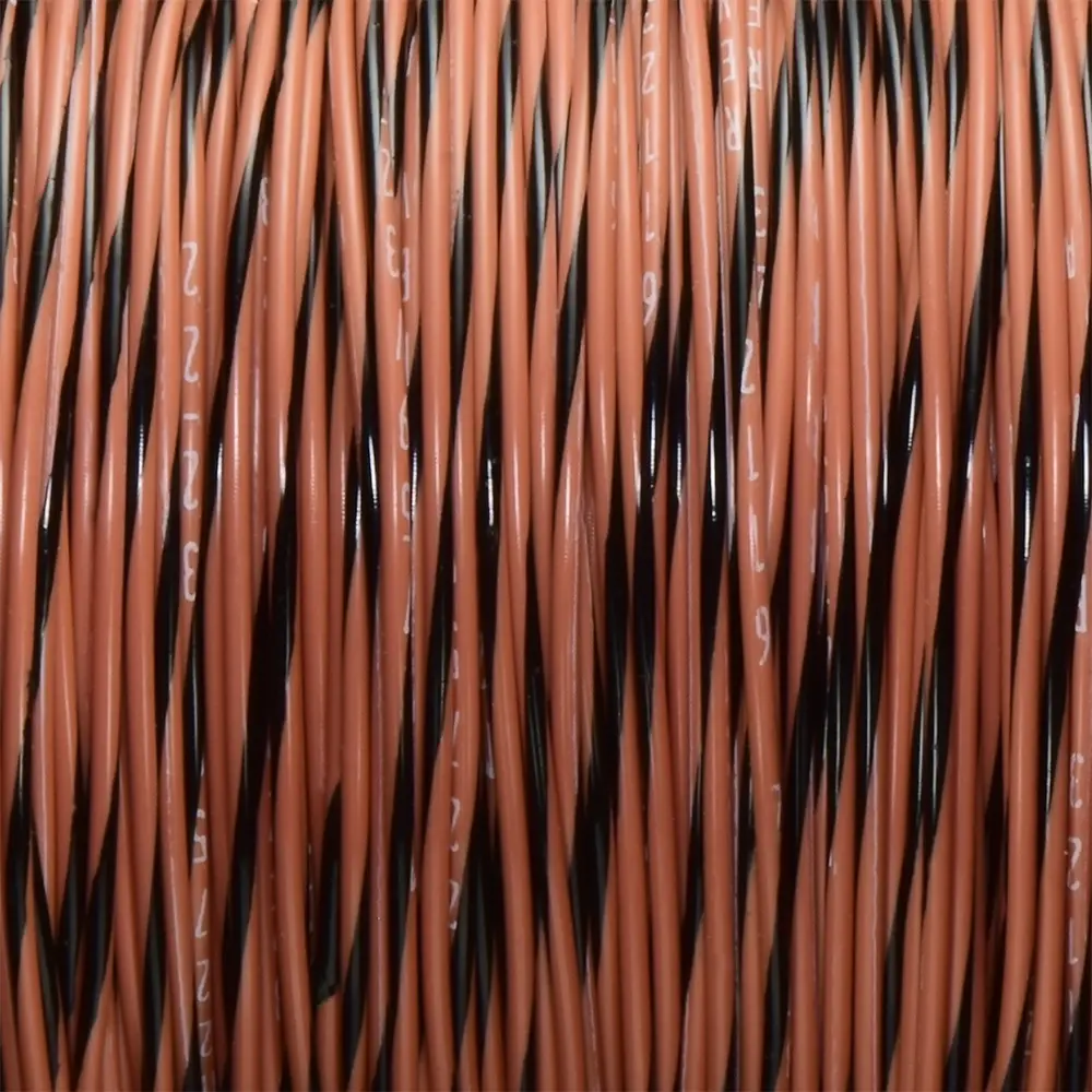 Brown/Black Wire Tefzel 22 AWG - M22759/32-22-10