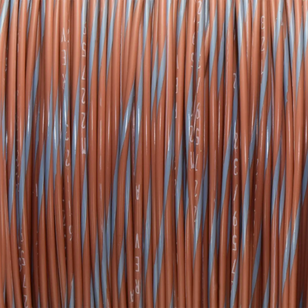 Brown/Gray Wire Tefzel 22 AWG - M22759/32-22-18