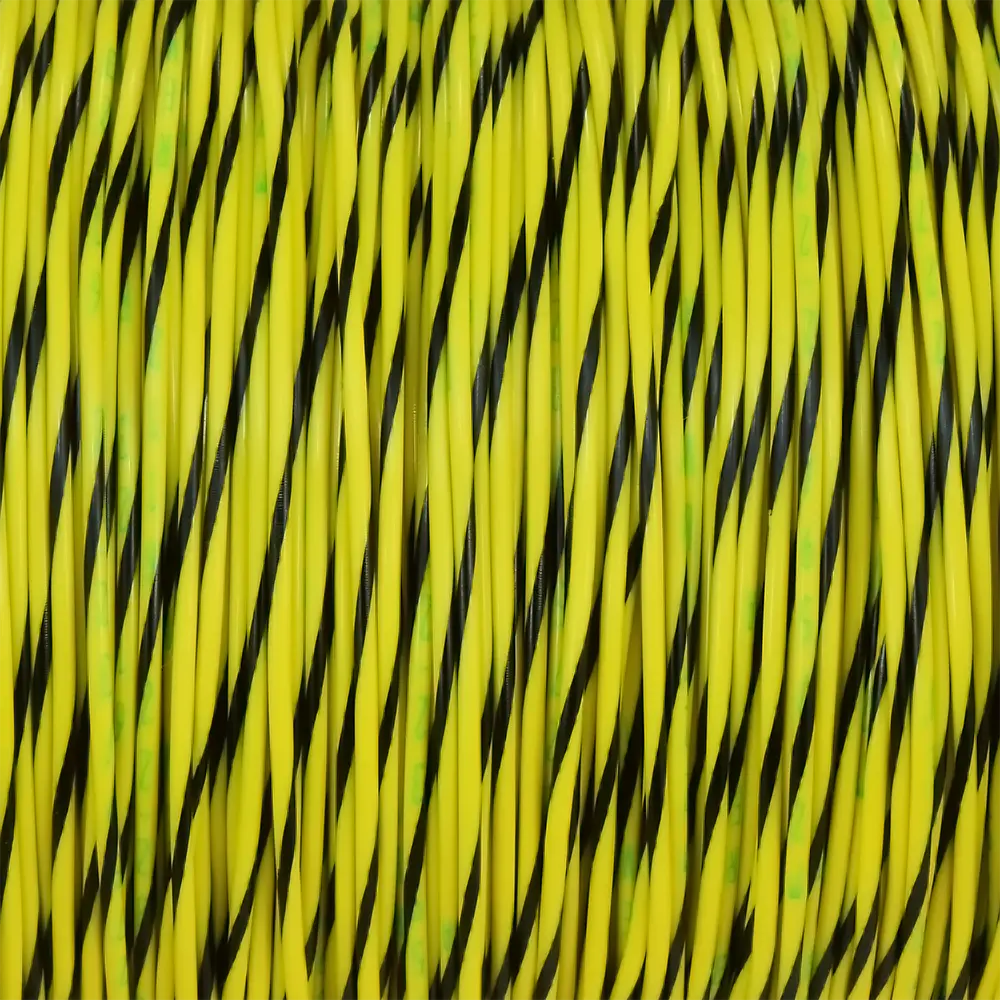 Yellow/Black Wire Tefzel 22 AWG - M22759/32-22-40