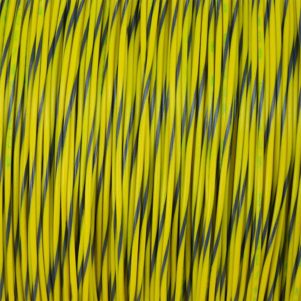 Yellow/Gray Wire Tefzel 22 AWG - M22759/32-22-48