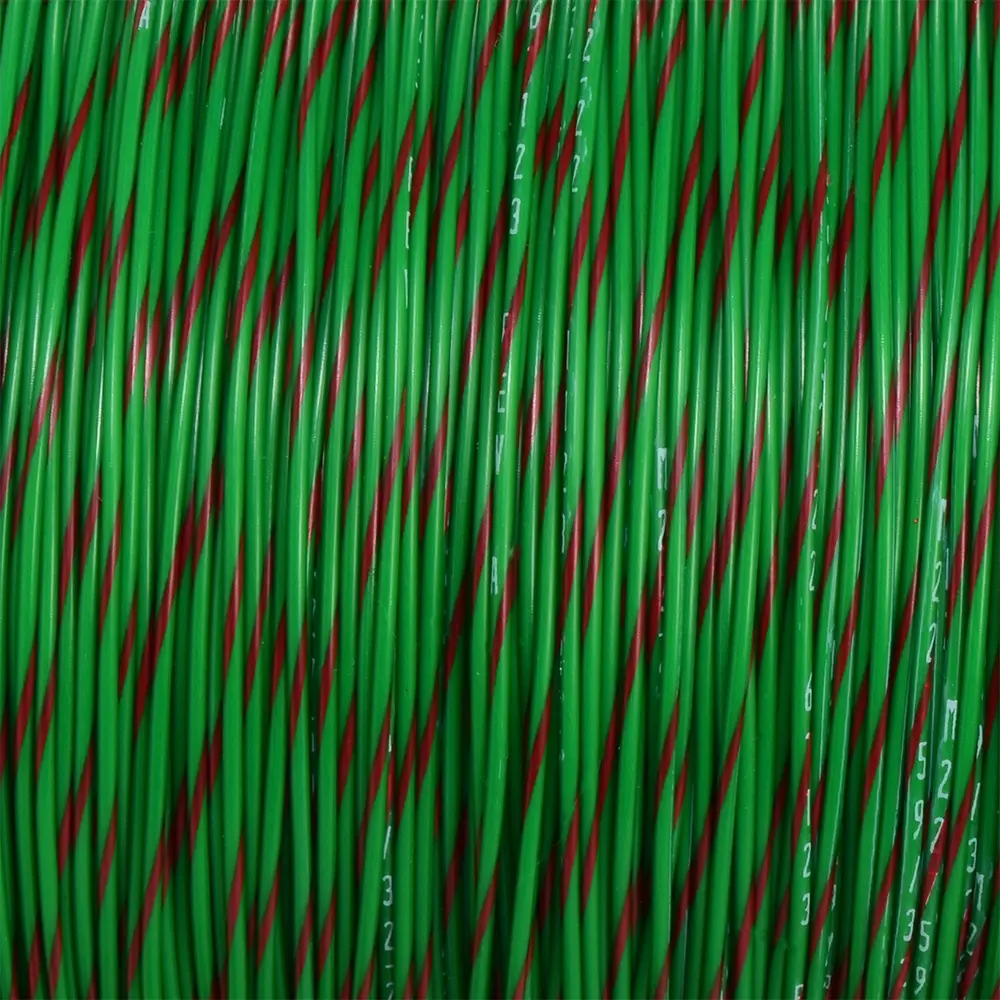 Green/ Red Wire Tefzel 22 AWG - M22759/32-22-52