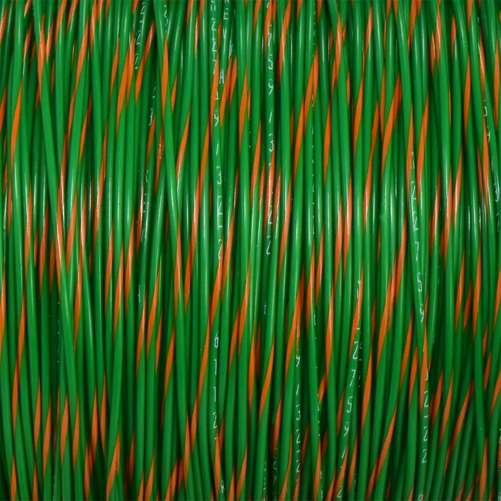 Green/ Orange Wire Tefzel 22 AWG - M22759/32-22-53