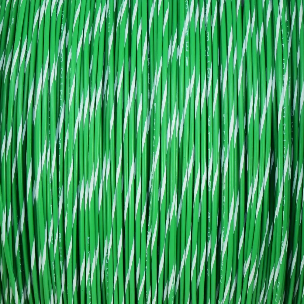 Green/ White Wire Tefzel 22 AWG - M22759/32-22-59