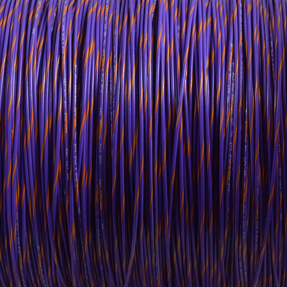 Violet/Orange Wire Tefzel 22 AWG - M22759/32-22-73