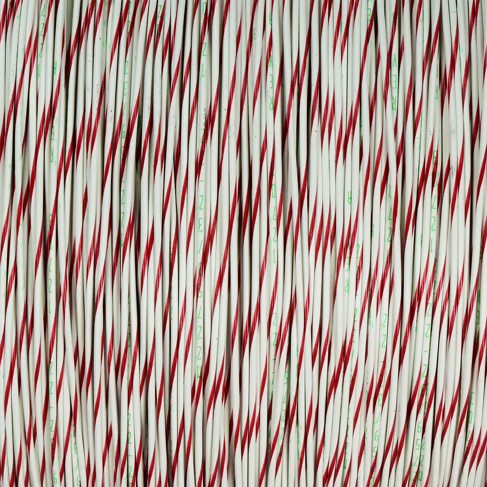 White/Red Wire Tefzel 22 AWG - M22759/32-22-92