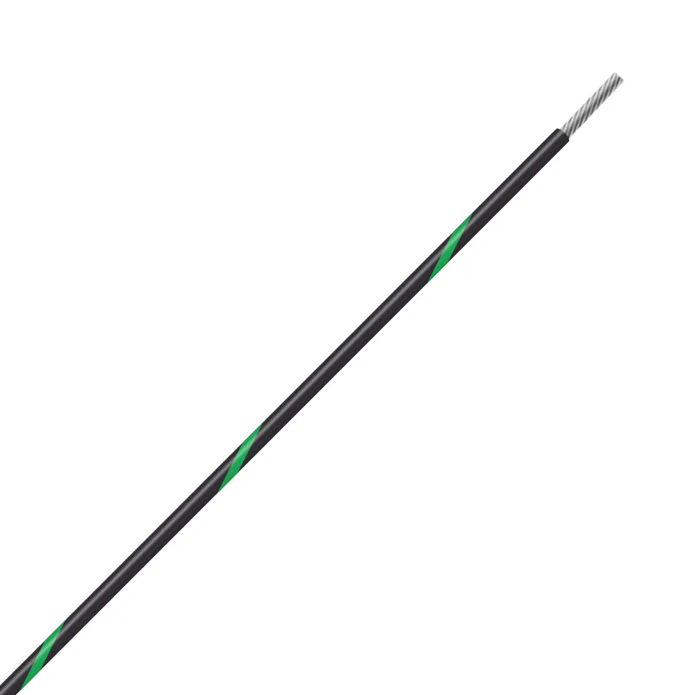 Black/Green Wire Tefzel 24 AWG - M22759/32-24-05