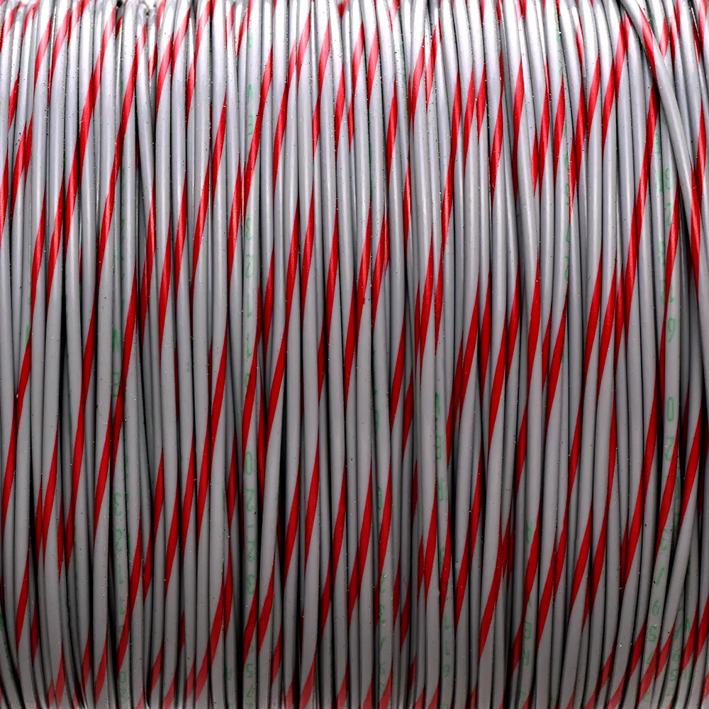 Gray/Red Black Wire Tefzel 24 AWG - M22759/32-24-82