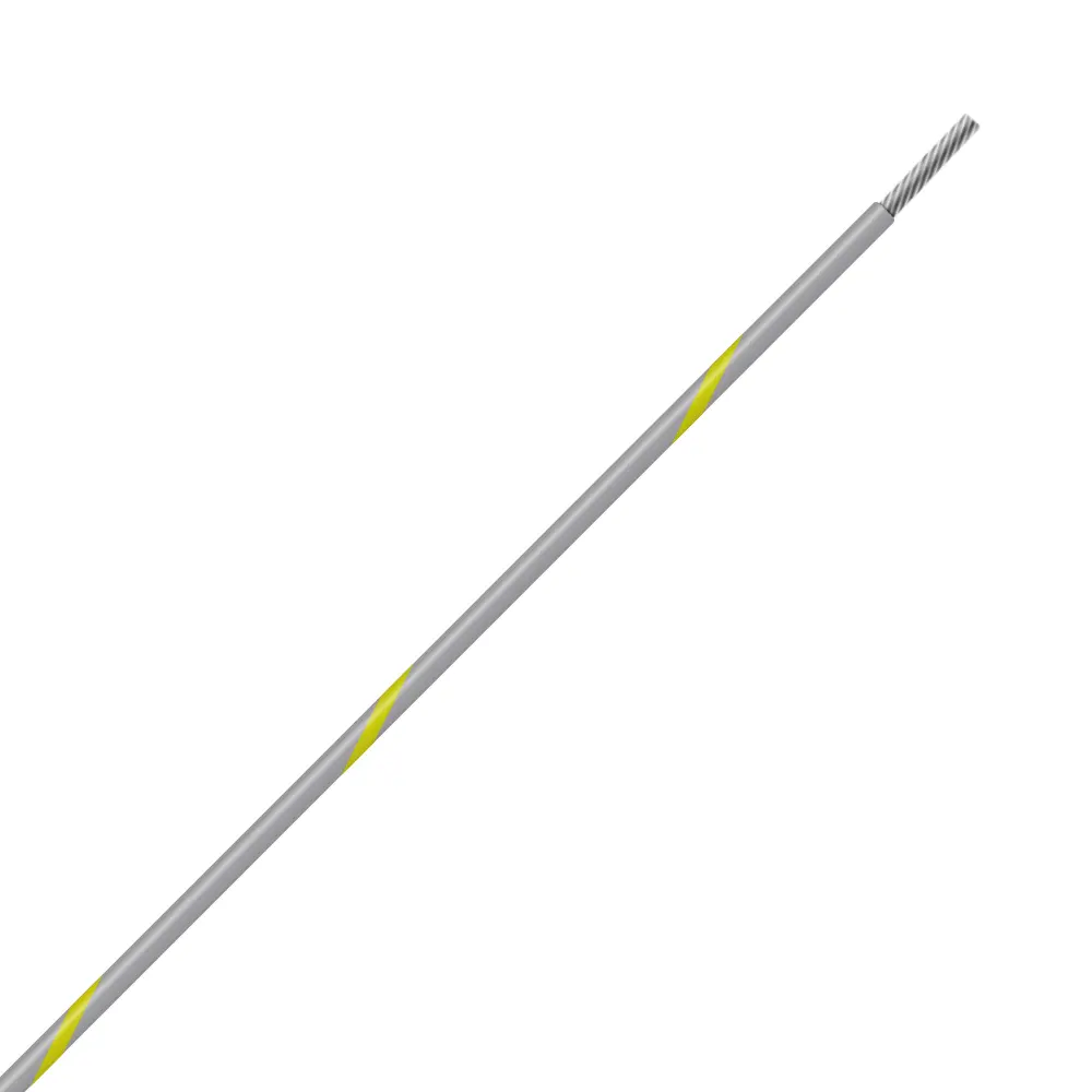Gray/Yellow Wire Tefzel 24 AWG - M22759/32-24-84