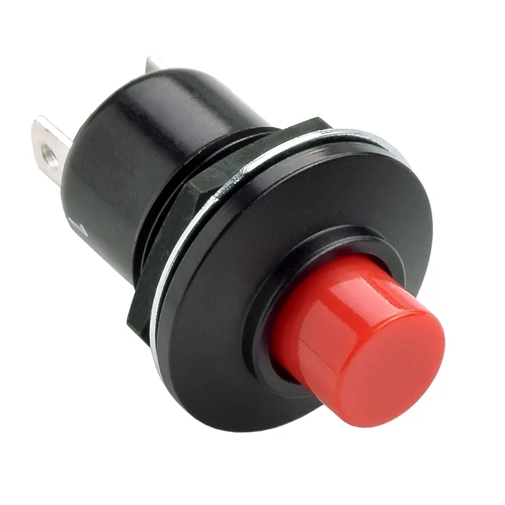 Sealed Momentary PUSHBUTTON Switch OFF-ON Red - MS25089-1CR