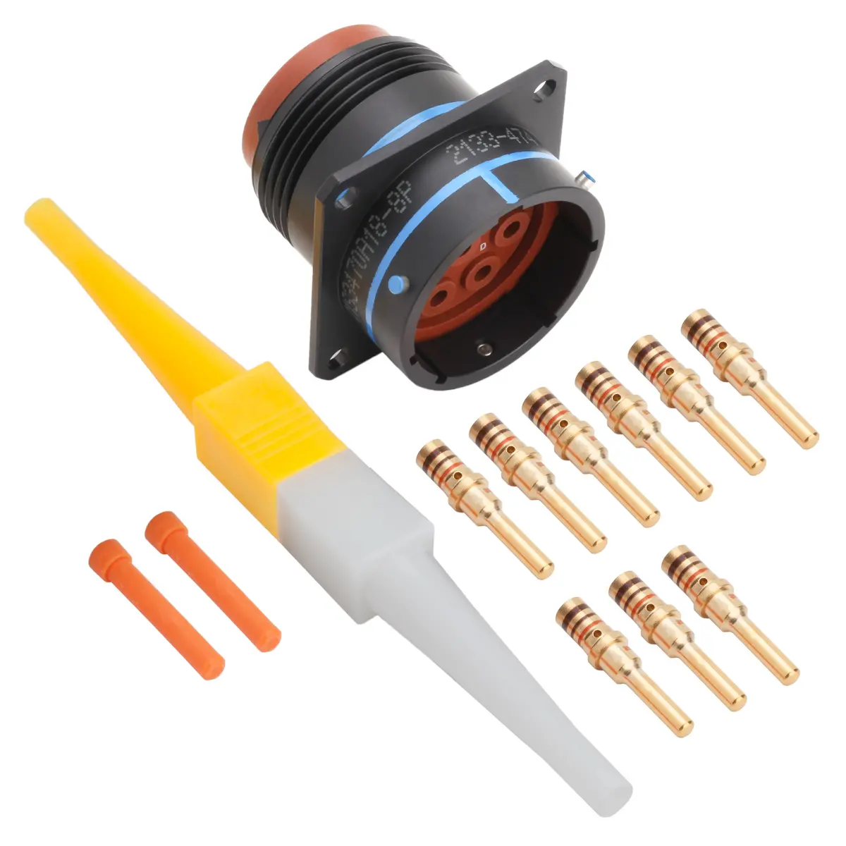 MS3470A18-8P RECEP Connector Black