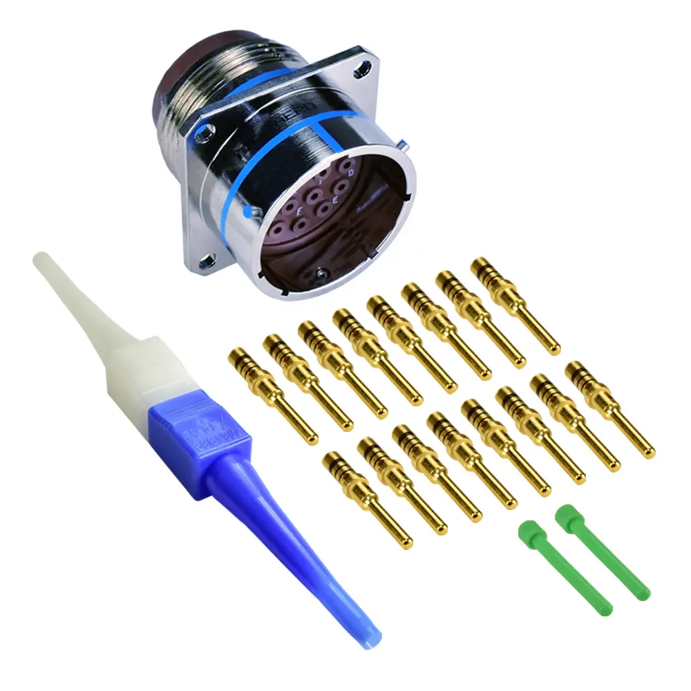 MS3470A20-16P RECEP Connector Black