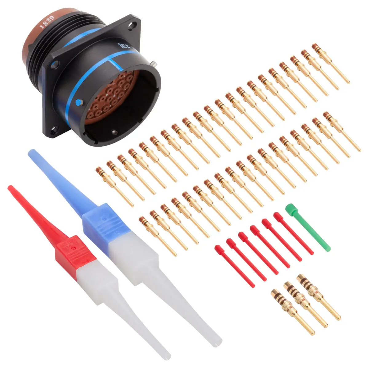 MS3470A20-39P RECEP Connector Black