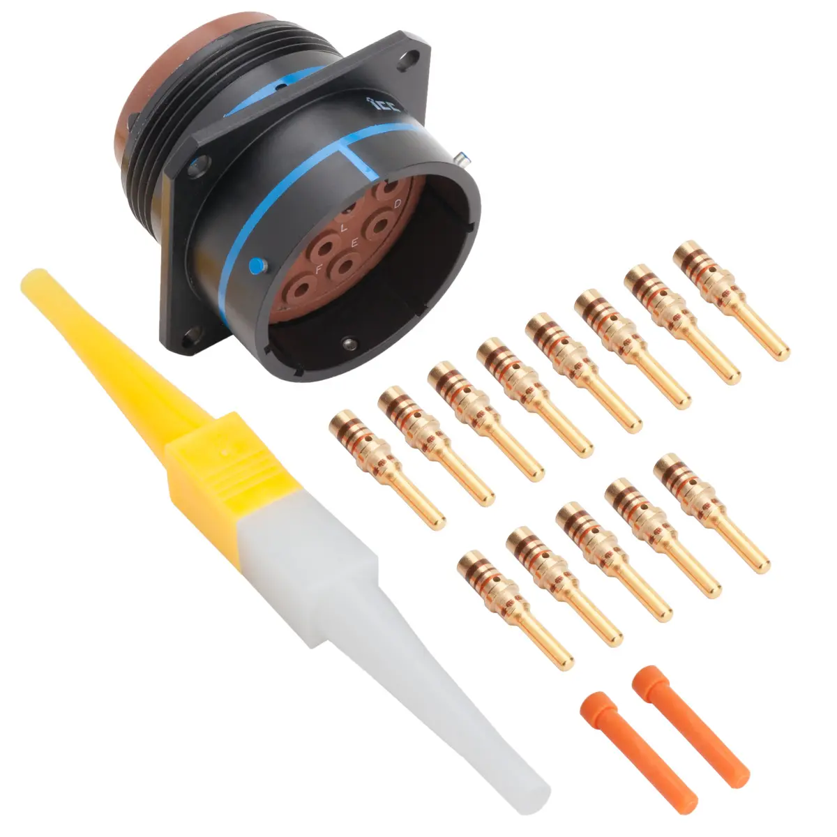 MS3470L22-12P RECEP Connector Black - MS3470A22-12P