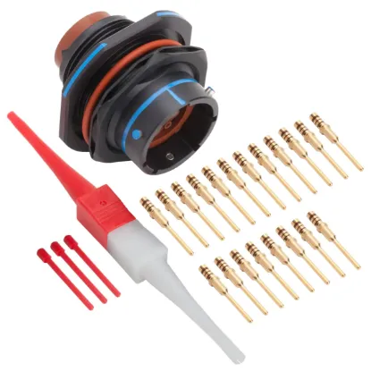 MS3474A14-19P RECEP Connector Black