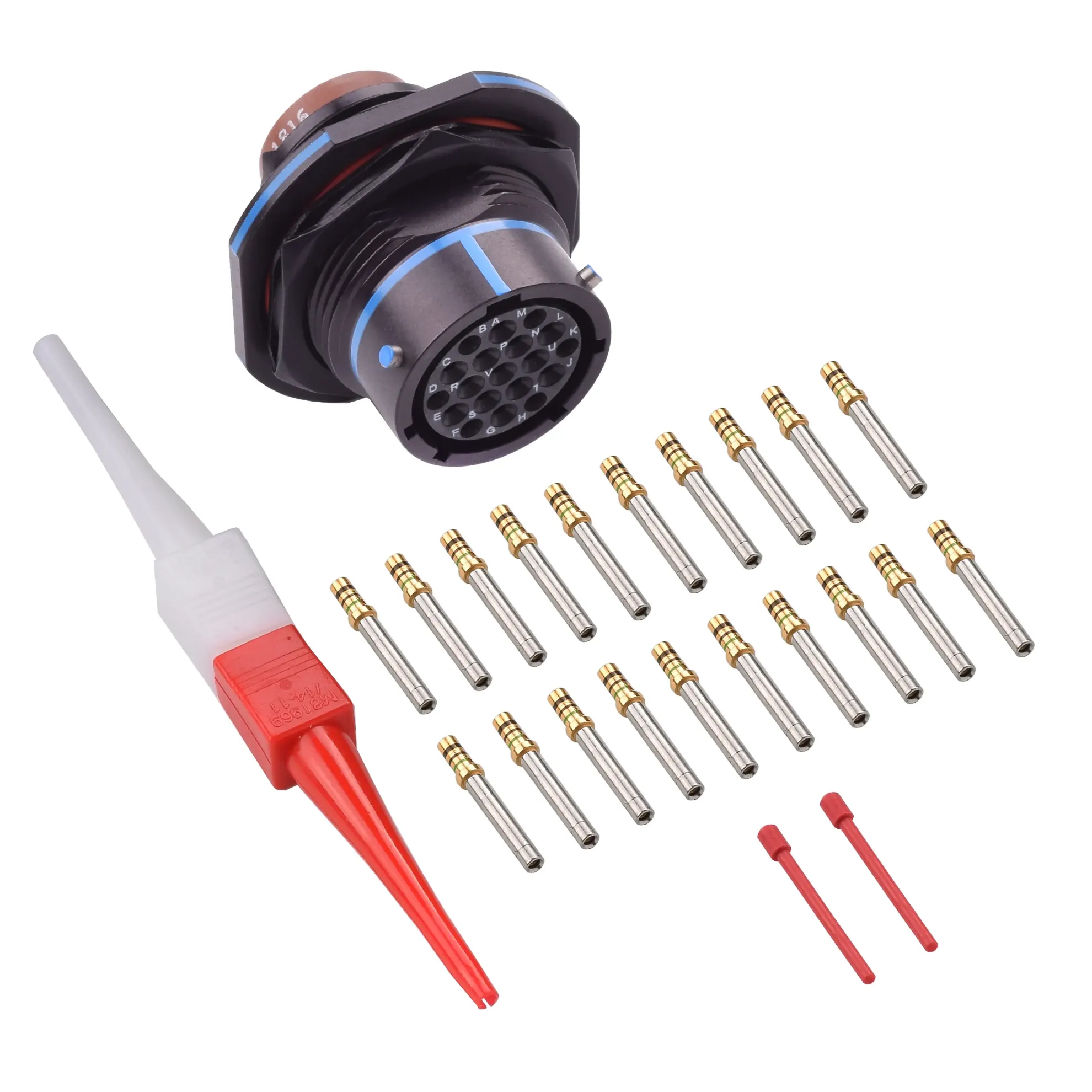 MS3474A14-19S RECEP Connector Black