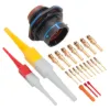 14 Way Jam Nut RECEPTACLE-PIN-BLACK - MS3474A16-14P