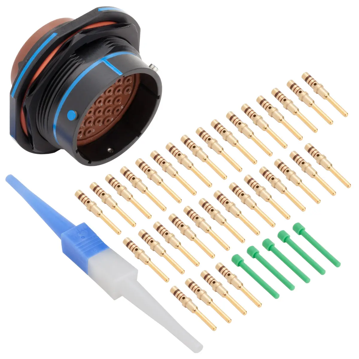 MS3474A24-31P Jam RECEP Black