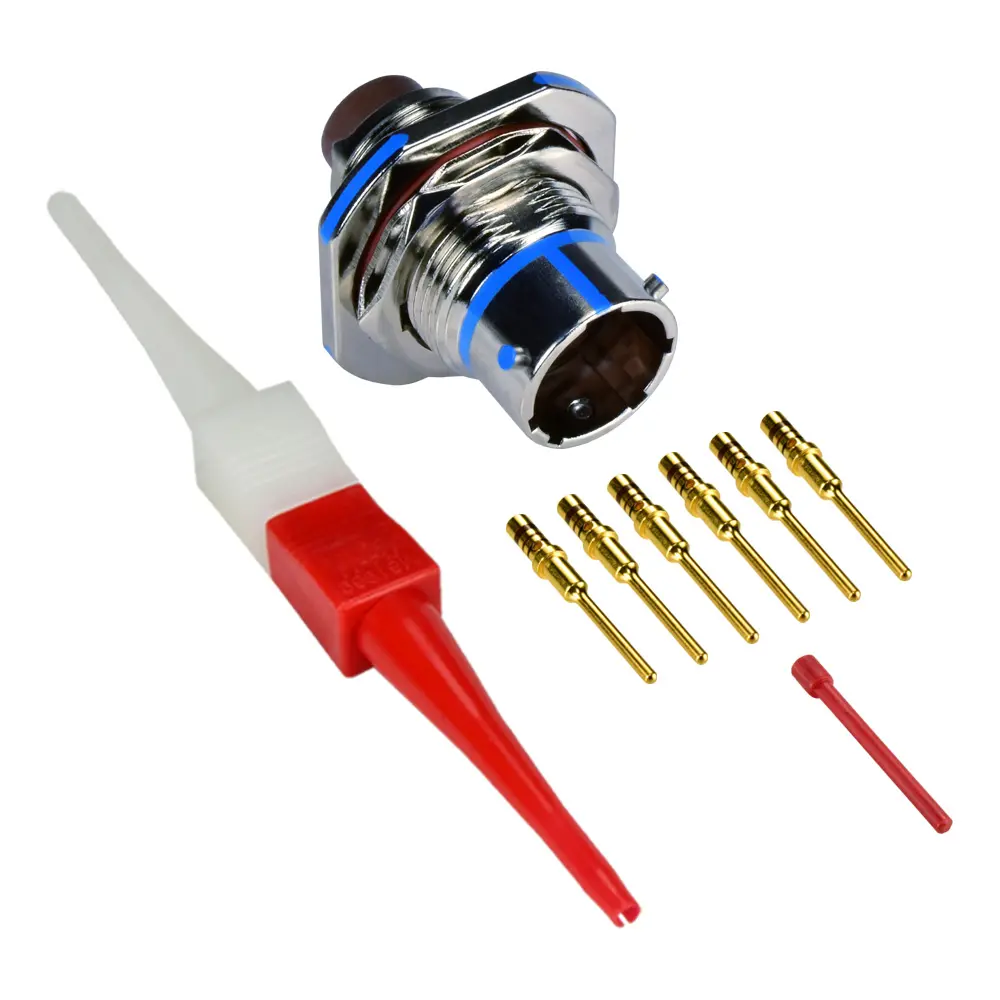 6 Way Jam Nut RECEP-PIN - MS3474L10-6P