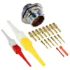 14 Way Jam Nut RECEPTACLE-PIN-SIZE 20/12 - MS3474L16-14P