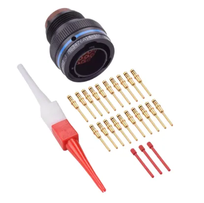 MS3476A14-19P Plug Connector Black