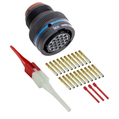 MS3476A14-19S Plug Connector Black